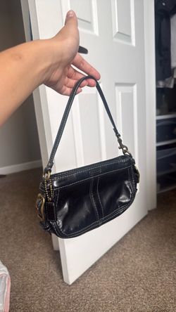 Vintage Coach black purse