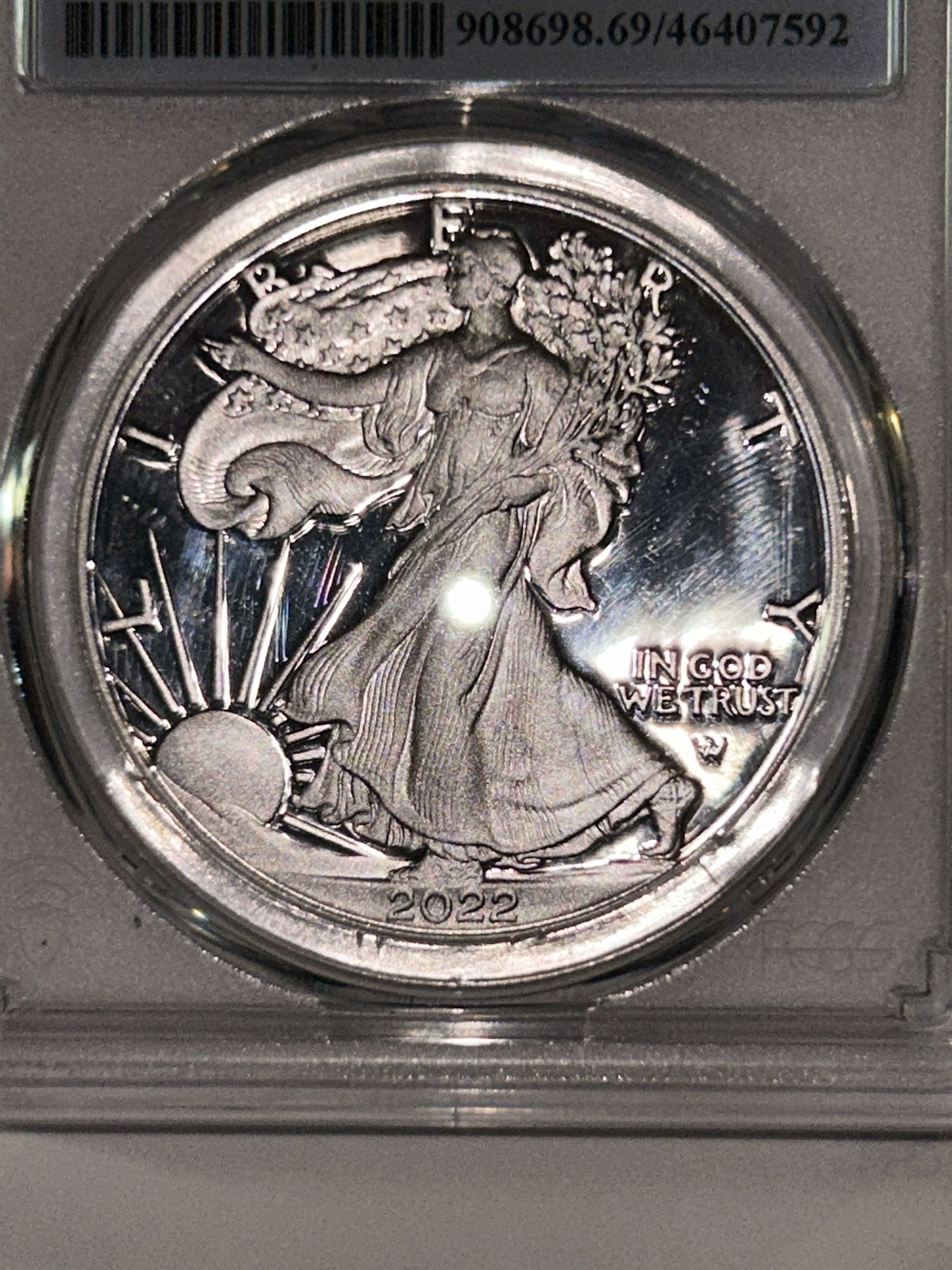 2022-S Proof American Silver Eagle PCGS PR69DCAM First Strike