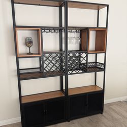 Wine Bar Rack Cabinet