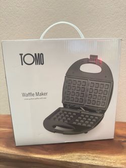 TOMO Square Waffle maker Black