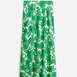 (NEW) (1 AVAILABLE) WOMEN’S J.CREW GWYNETH SLIP SKIRT IN FLORAL PRINT - SIZE: SMALL (MSRP: $98)