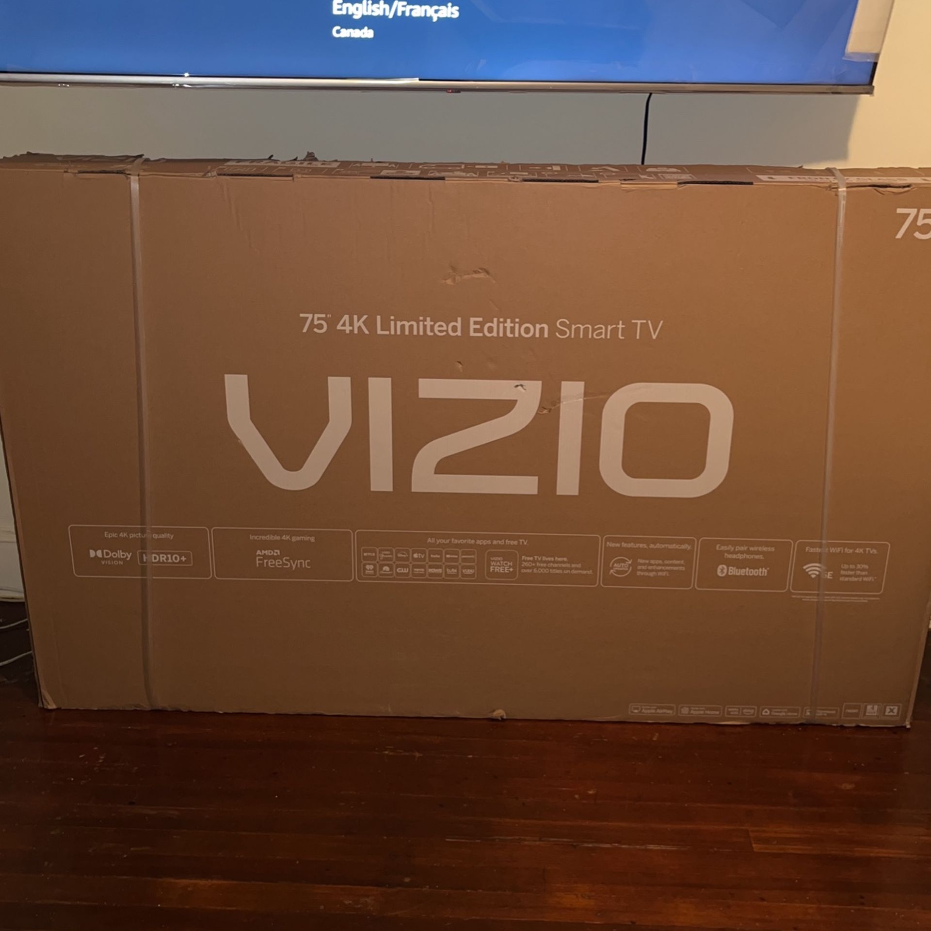 Vizio 75” 4k Smart TV Walmart