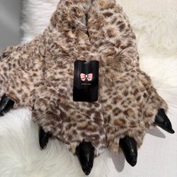 Brand new Leopard / cheetah print padded cushioned slipperss