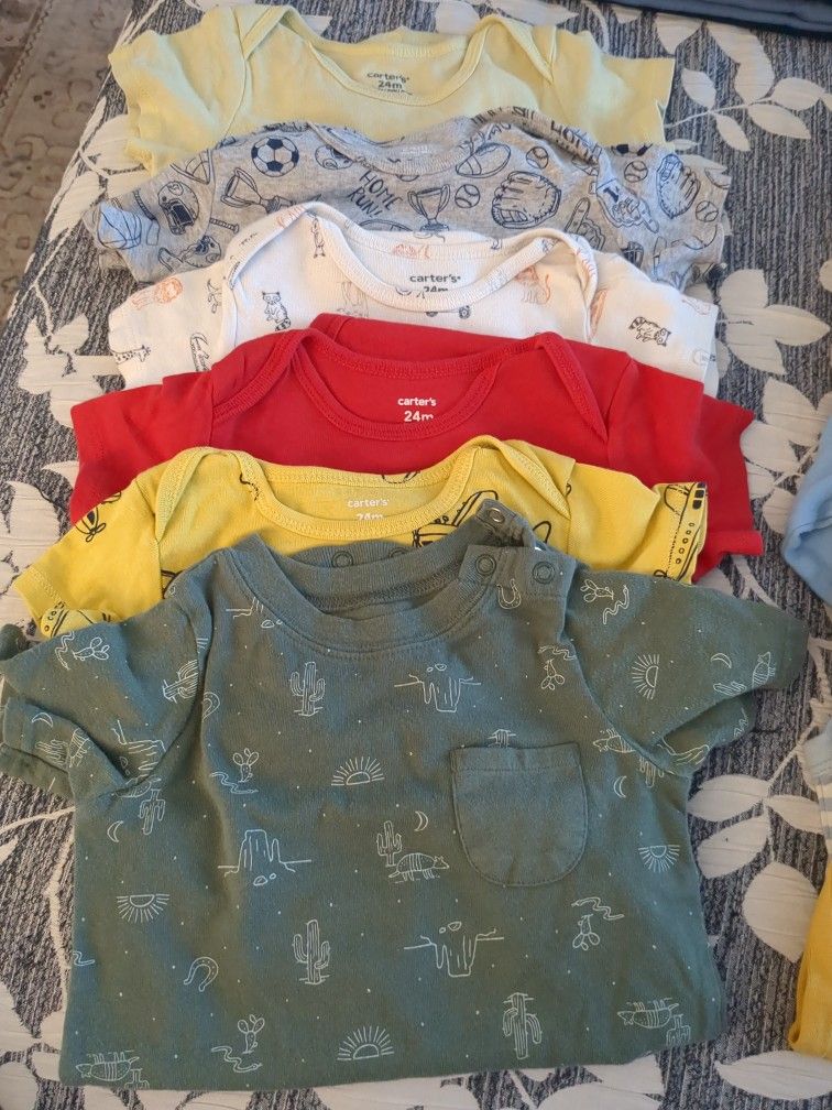 Boys 24 Months Short and Long Sleeve Onesie