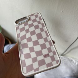 New iPhone 7 or 8 plus checkered phone case