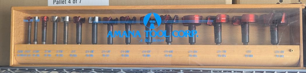 Amana Tool 15 Piece High Carbon Tool Forstner Bit Set