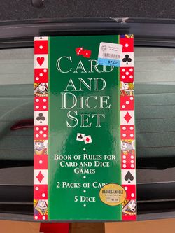 Card and Dice Set with Rules Book