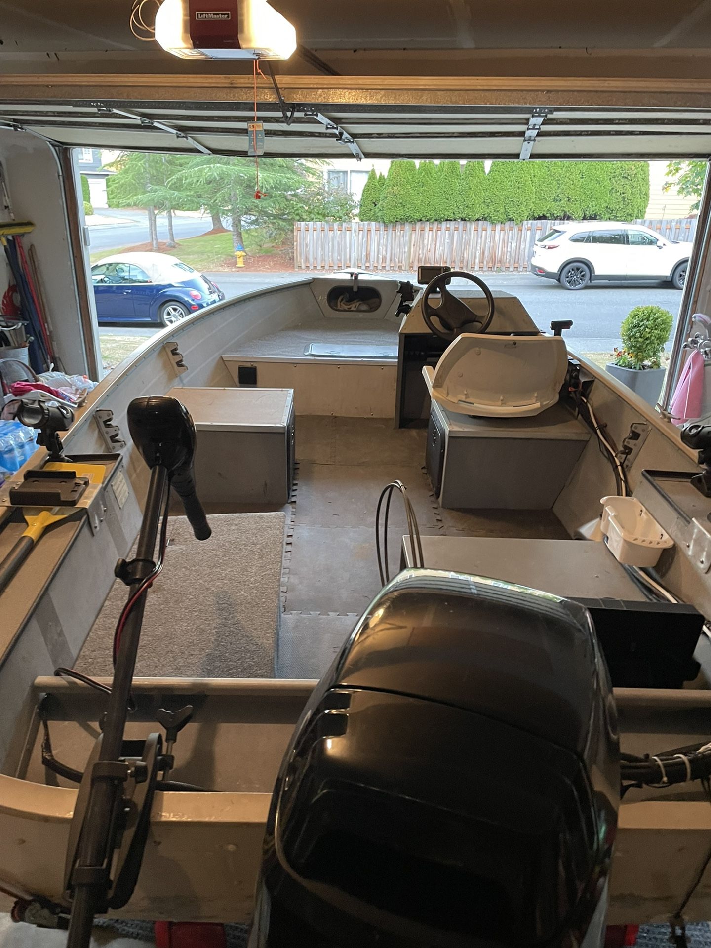 2001 Smoker Craft Lodge SS 15ft aluminum Boat & Trailer for Sale in