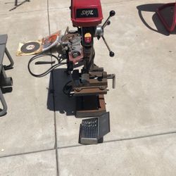 Craftsman Drill Press With Set Of drills and drill Clamp 