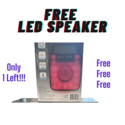 Free Led Bluetooth Speaker