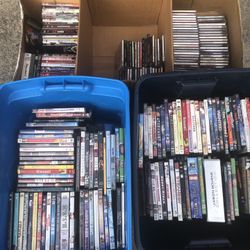 300  Dvd Cd Lot