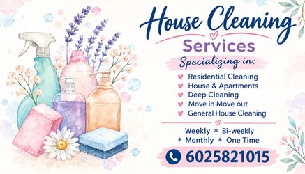 •CLEAN-‘HOUSES”~LIMPIEZA €DE*CASAS•