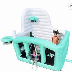 Dude Perfect Ultimate Sports Inflatable Bounce House, 4-in-1, 8' X 10'