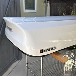 INNO roof box cargo carrier white large