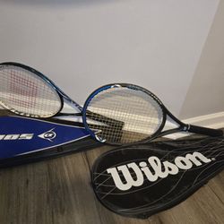 Tennis Racket and Case x2