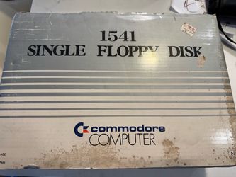 Vintage Commodore 1541 15.25" Floppy Disk Drive With Original Box