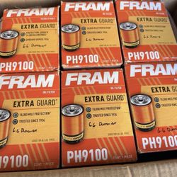 8 Pack - Fram PH9100 Oil Filters - Duramax 6.6L