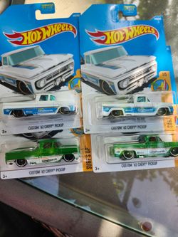 Hotwheels custom 62 chevy trucks