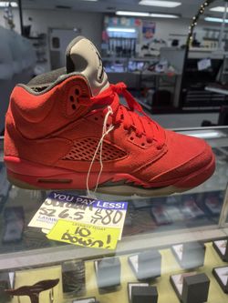 Jordan Red Suede 5
