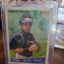 Los Angeles Angels Bengi Molina Baseball Cards Lot 