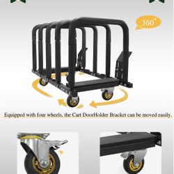 JROAD Upgrade Door Hanger Storage Rack Bracket Holder for 2007-2026 Jeep Wrangler JK JL Gladiator JT and 2021-2026 Ford Bronco Heavy-Duty 4-Door Verti