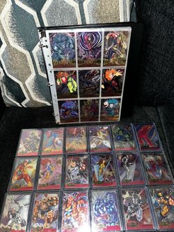 1995 Fleer Marvel Metal Complete Base Set 138 + Metal Blaster 1-18