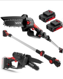 2-in-1 Cordless Pole Saw & Mini Chainsaw with 13ft Reach for Tree Trimming