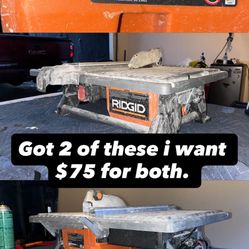 Ridge 7" Stone Table Saw 