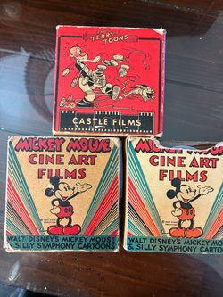 Vintage 8mm cartoons- Micky Mouse and Paul Terry- Toons