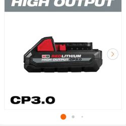 Milwaukee
M18 18-Volt Lithium-Ion HIGH OUTPUT CP 3.0 Ah Battery Pack