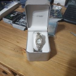 Avenue Bling Stainless Steel Watch 