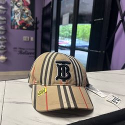 Burberry Check Hat Adjustable 