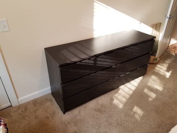 Ikea Kullen 6 Drawer Dresser Black Brown For Sale In Cary Nc