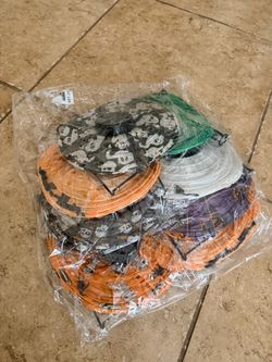Halloween Hanging Paper Lanterns Set with Wire Frames
