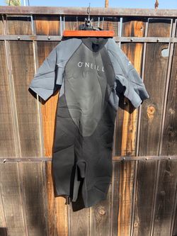 NWT ONeill Reactor 2 2mm Mens Back Zip Springsuit Wetsuit XL Black