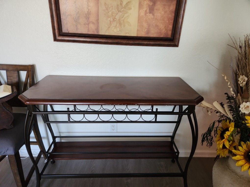wine holder table