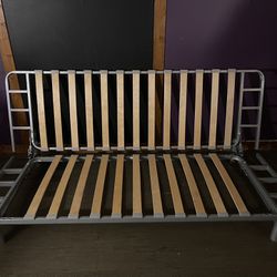 IKEA Metal/Wood Full-Size Futon Frame