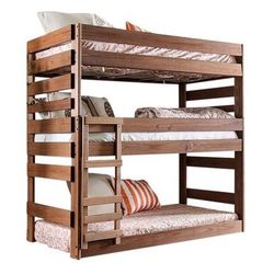 Triple tier Real Wood Bunkbed
