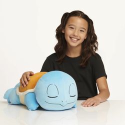 Pokemon Squirtle Sleeping Plush 18-Inch Premium Plush in Sleeping Pose Official 