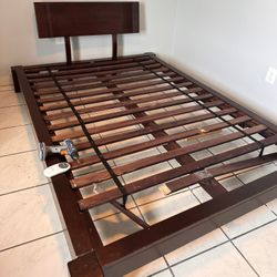 Queen Bed And Table For Free