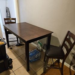 Dining Table And Two Chairs 