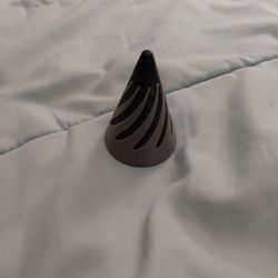 Gray & Black Spiral Fidget Toy – Smooth 3D Printed Stress Reliever