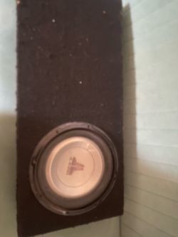‘10inch W0 Ported Subwoofer Box with Subwoofer