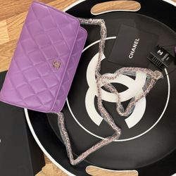 Chanel Lambskin WOC Purple NIB