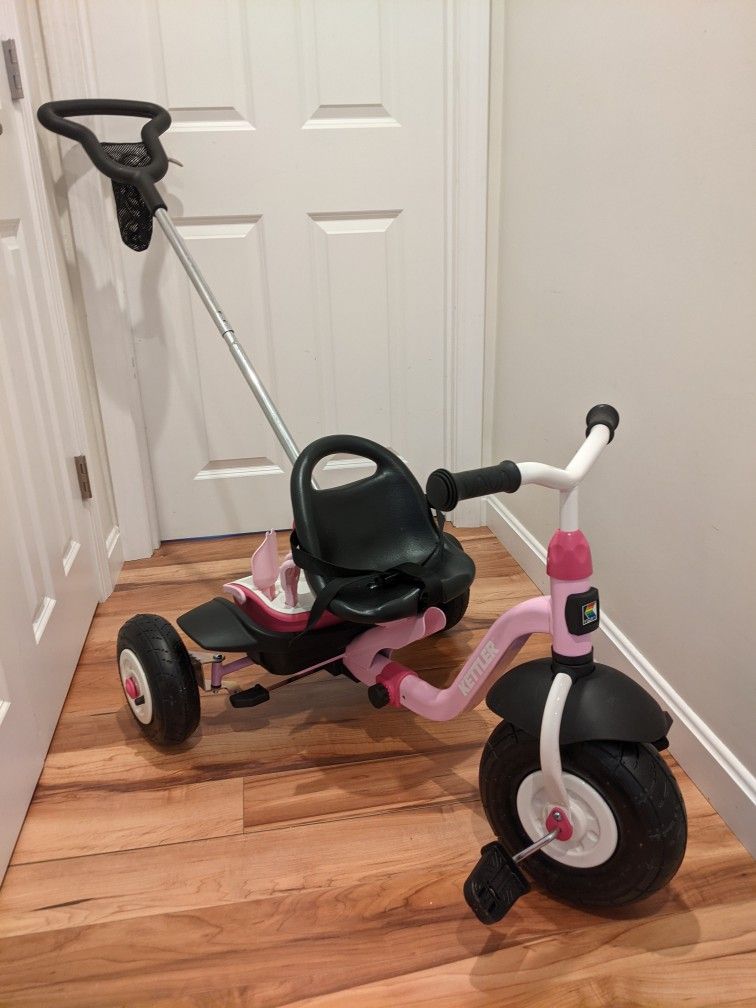 Settler Navigator Tricycle With Push Handle, Toddler Stroll And