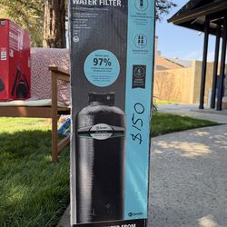 Whole house water filter $150. It’s completely new