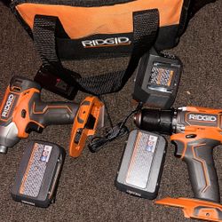 18v Ridgid Tool Combo Kit 