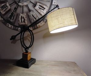Industrial style Henley Boom Desk Lamp USB desk lamp from Uttermost with adjustable boom arm.