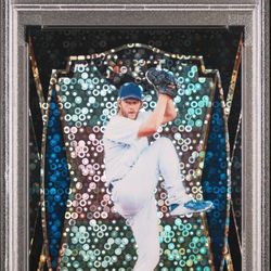 2021 Select Clayton Kershaw Black Disco 1/1 PSA 8