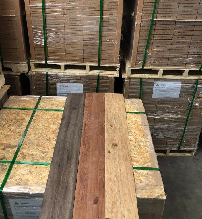 Flooring Liquidation  $.67/ for Vinyl Plank Flooring  Off Pallets 9J